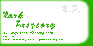 mark pasztory business card